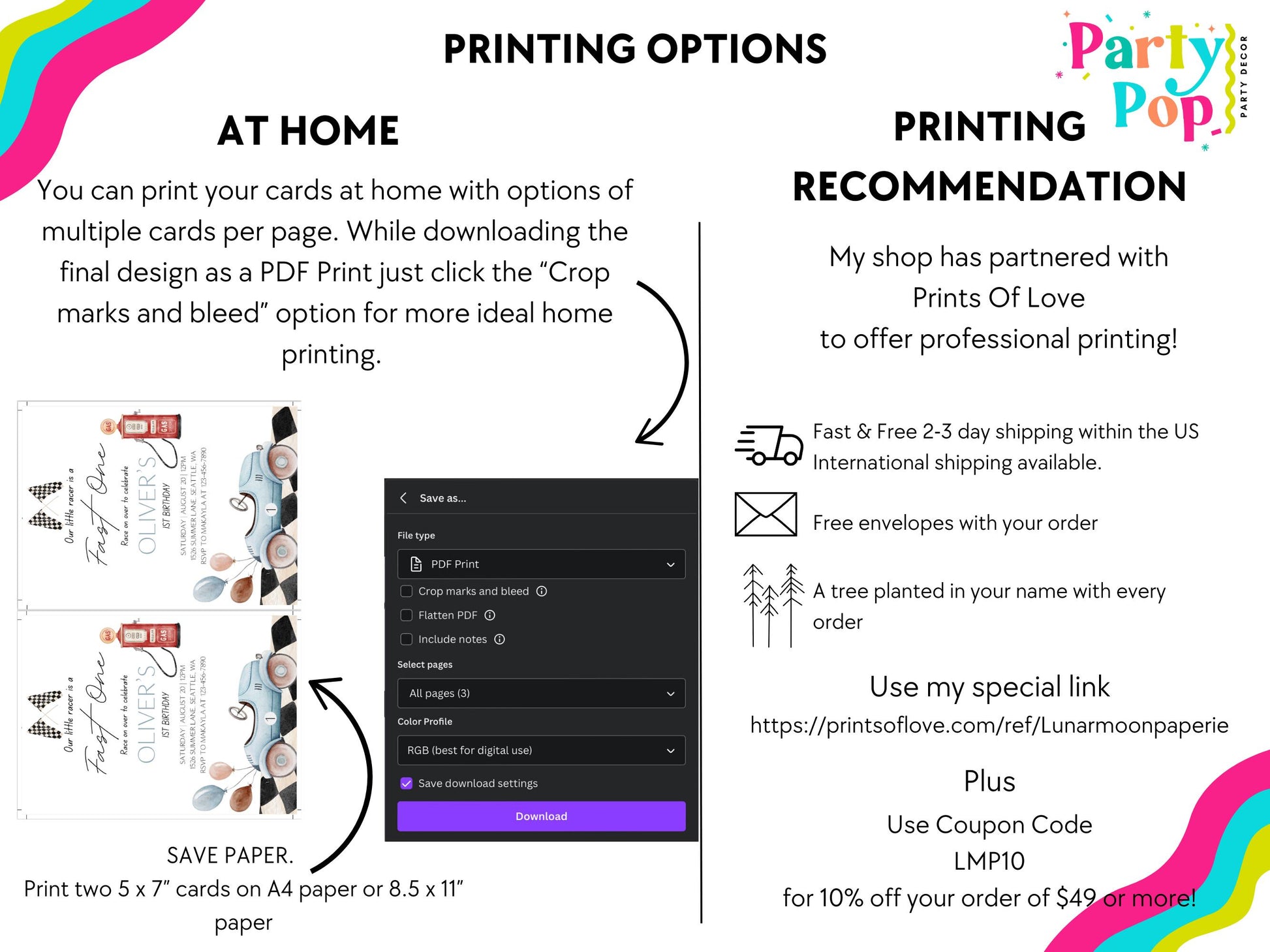 Fast One 1st Birthday Bundle - Digital Download