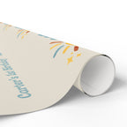 One Happy Boy Custom Birthday Wrapping Paper - Sunshine Theme
