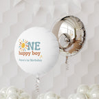 One Happy Boy Birthday Balloon (Printed + Shipped)