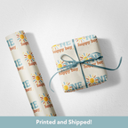 One Happy Boy Birthday Wrapping Paper (Printed + Shipped)