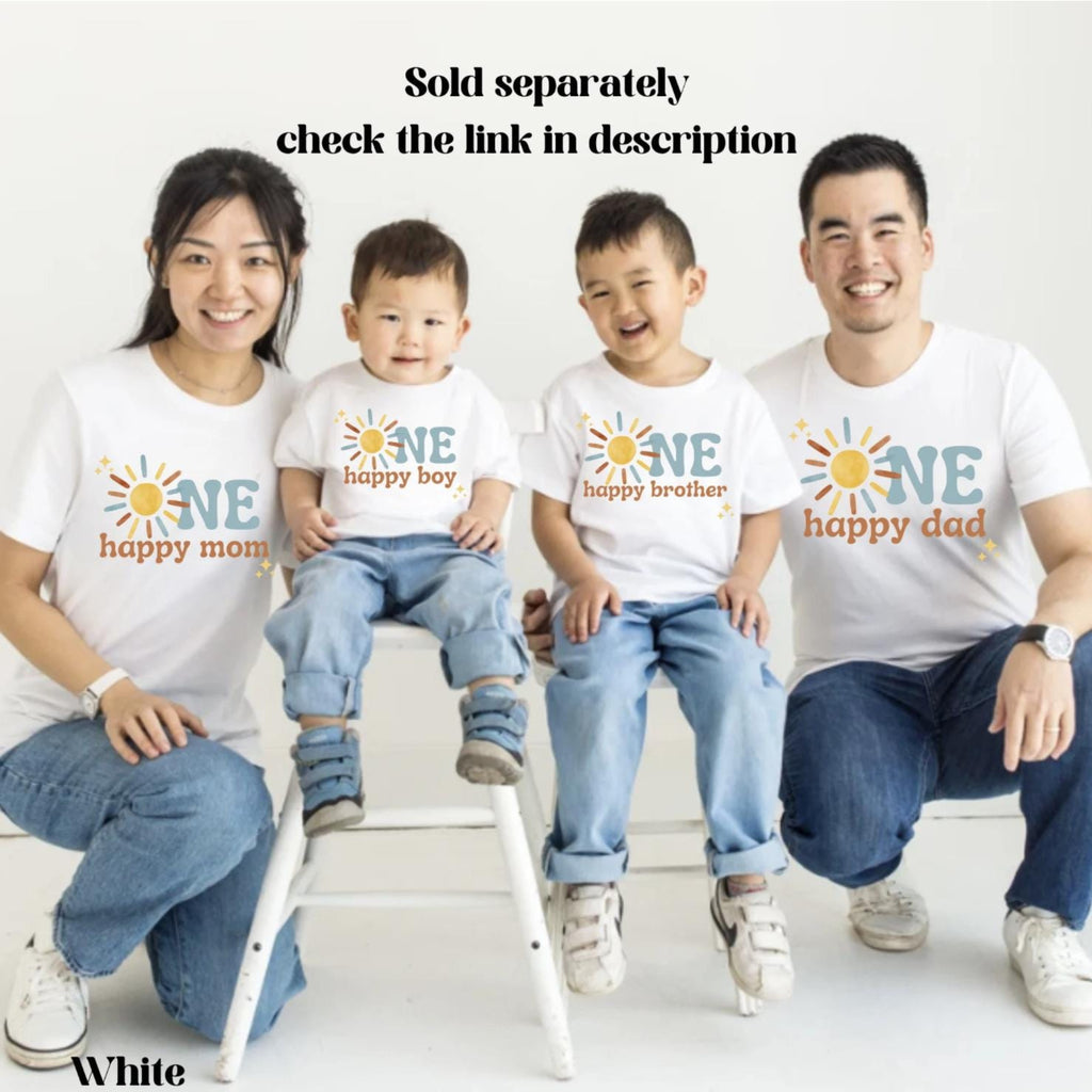 One Happy Boy Photo Banner - Boho Sunshine - Digital Download