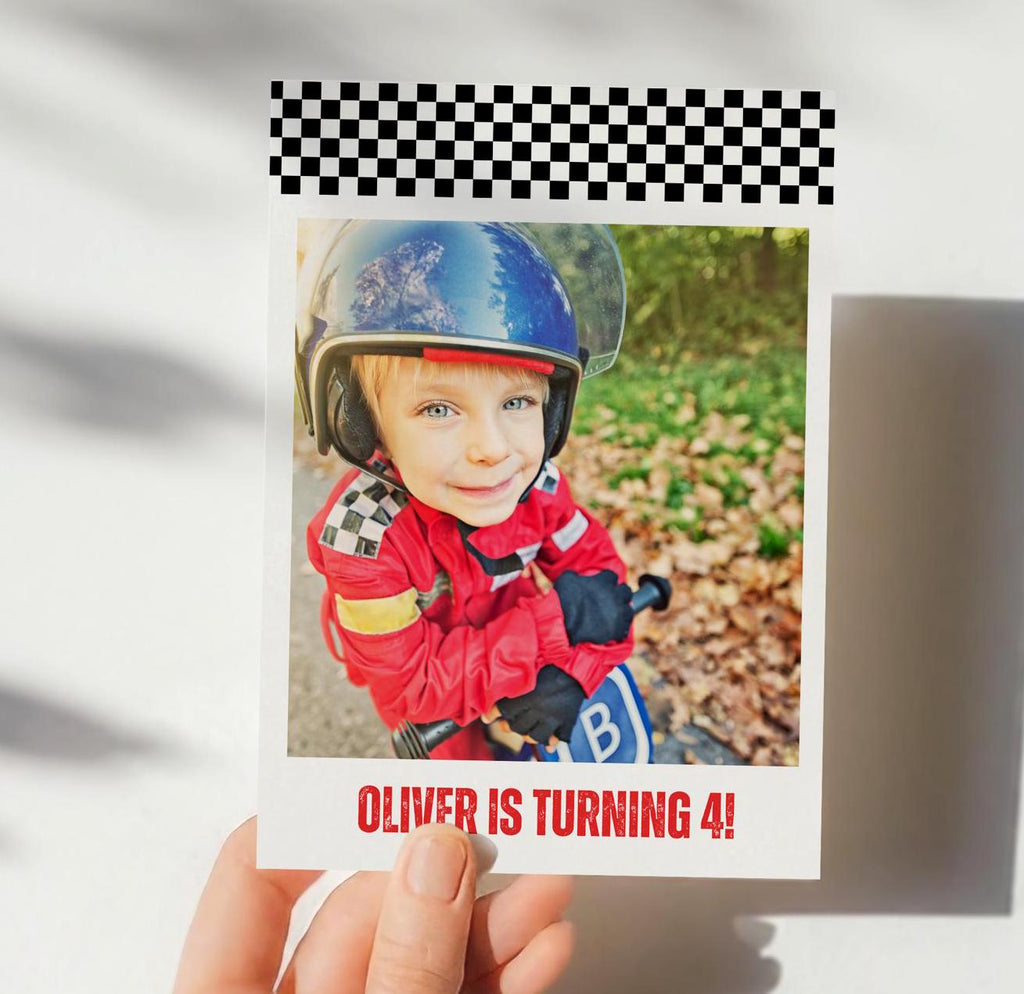 Need Four Speed Birthday Invitation - Digital Download