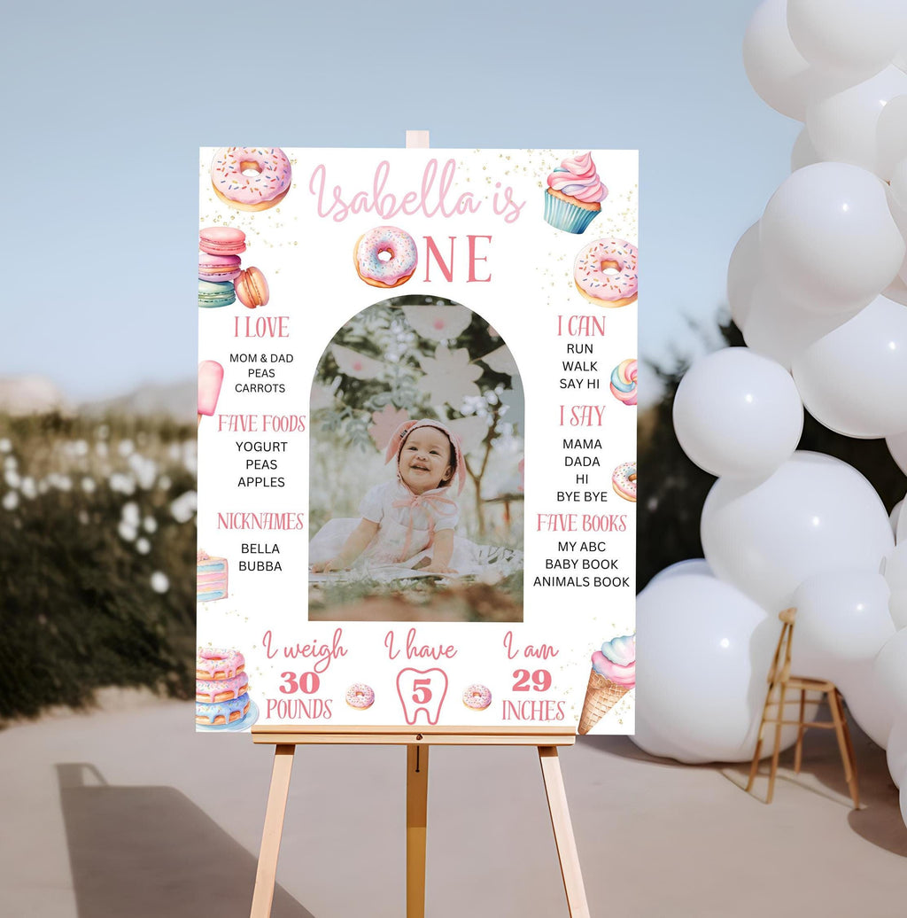 Sweet One Milestone Board - Digital Download