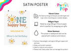 One Happy Boy Welcome Sign (Printed + Shipped)