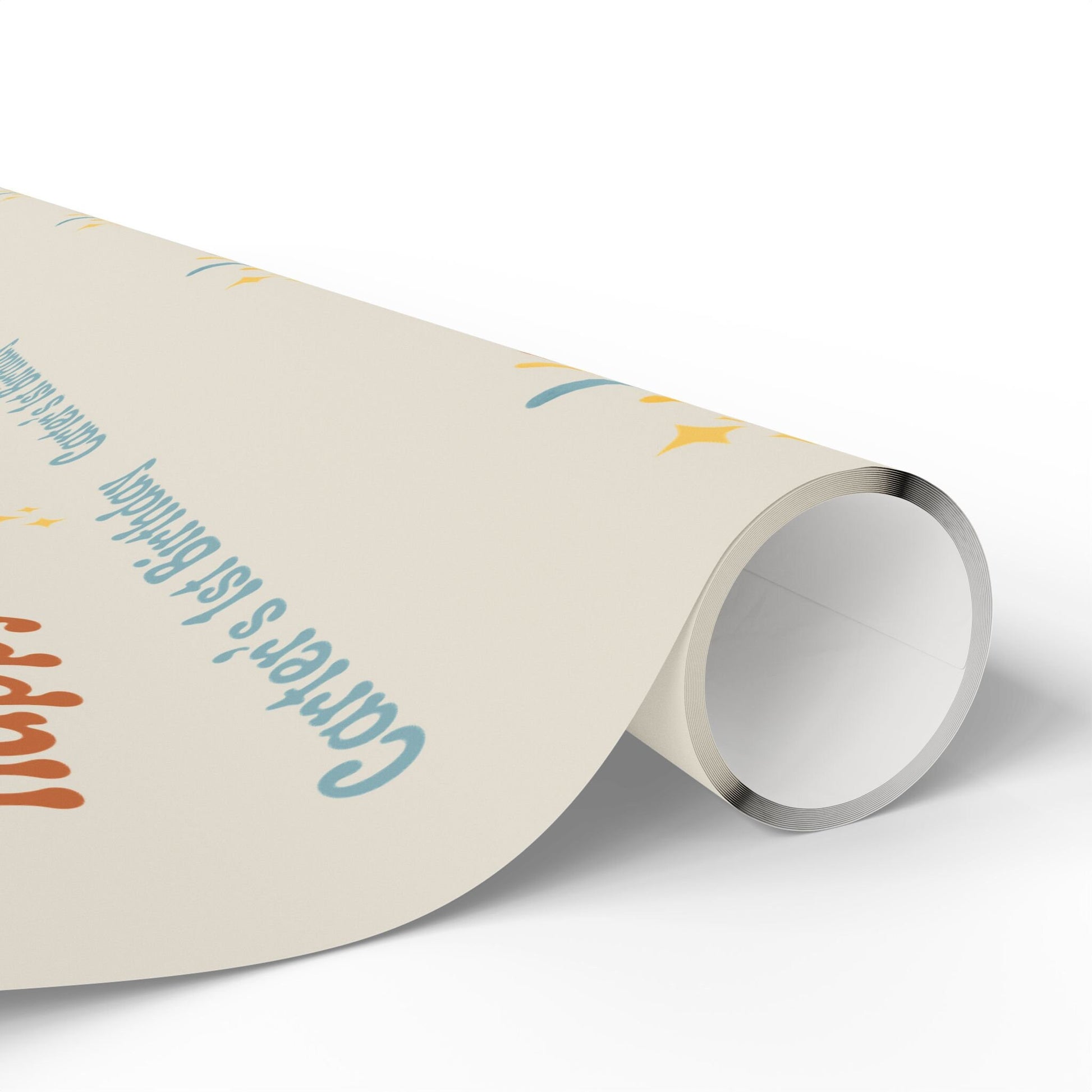 One Happy Boy Custom Birthday Wrapping Paper - Sunshine Theme