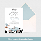 Fast One Download & Print Invitation