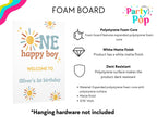 One Happy Boy Welcome Sign (Printed + Shipped)