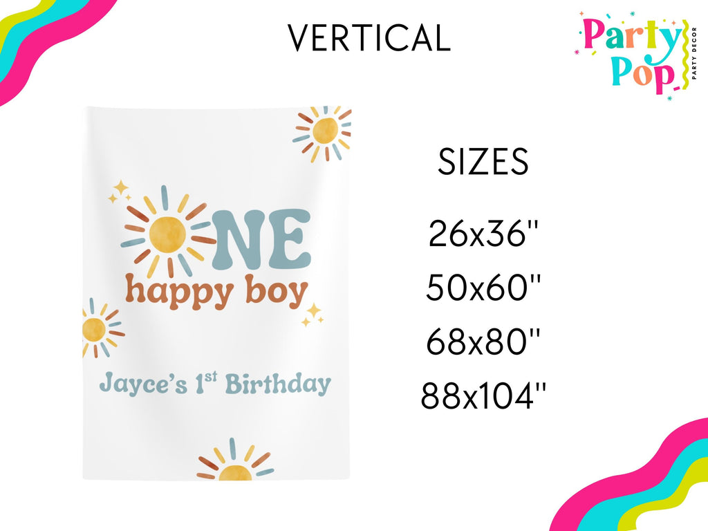 First Trip Around The Sun - Birthday Banner - Sunshine Theme