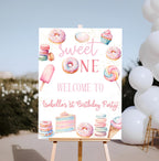 Sweet One Birthday Welcome Sign - Digital Download
