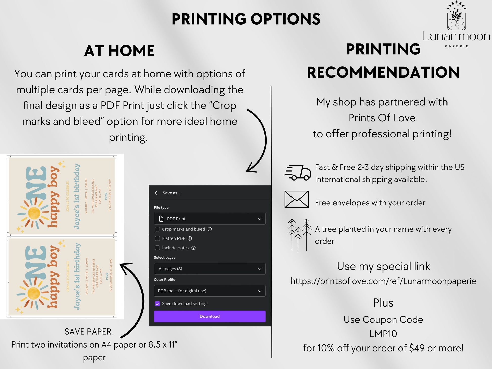 First Trip Around The Sun - One Happy Boy Birthday Invitation - Digital Download