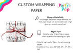 Two Fast Custom Birthday Wrapping Paper - Race Car Party Supplies