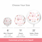 Sweet One Custom Birthday Balloons (Printed + Shipped)
