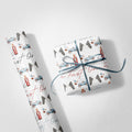 Fast One Custom Wrapping Paper - Race Car Theme