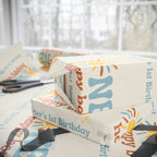 One Happy Boy Custom Birthday Wrapping Paper - Sunshine Theme