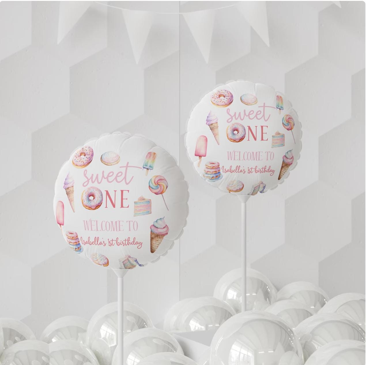 Sweet One - Birthday Wrapping Paper - Sweet One Theme