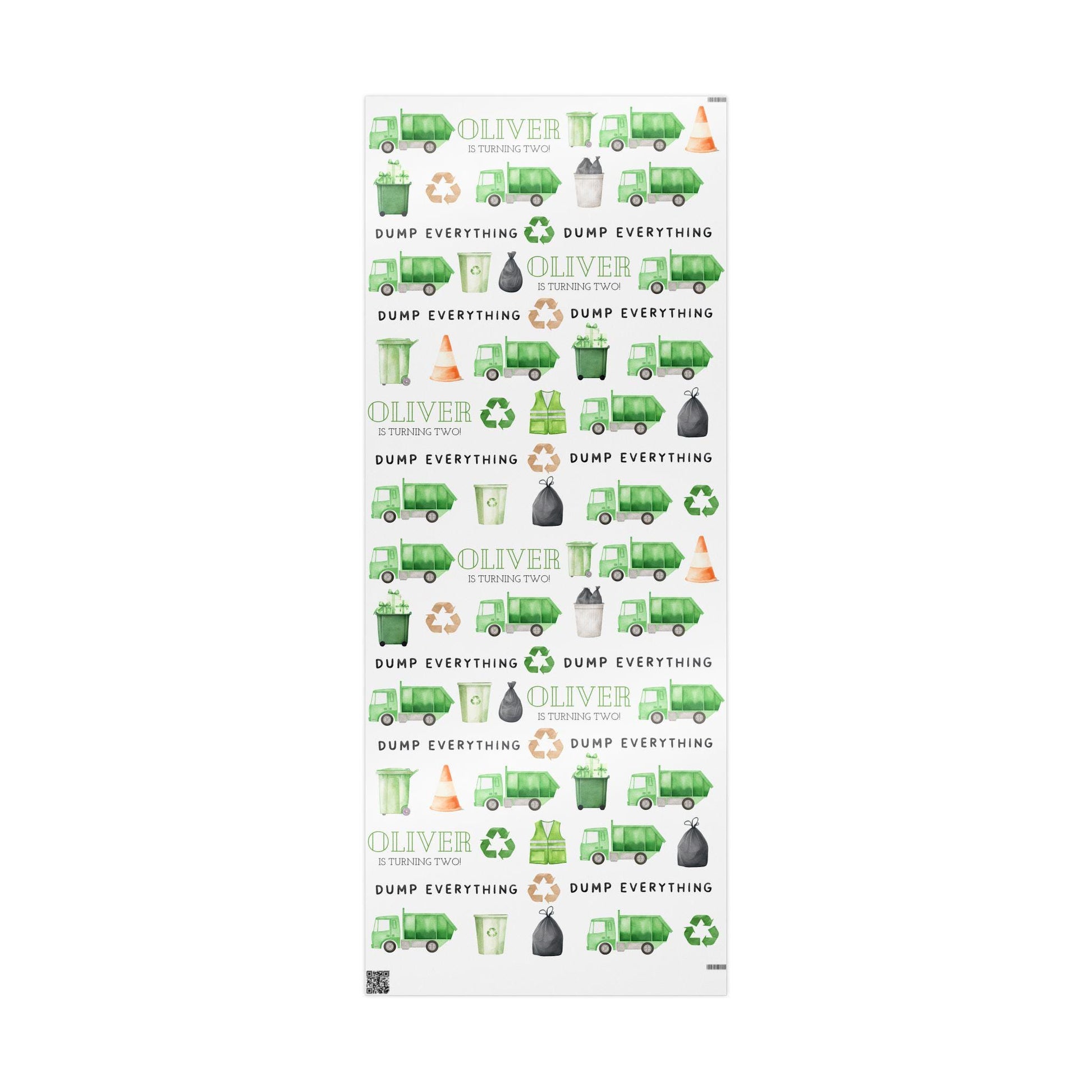 Trash Bash Custom Wrapping Paper