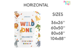 Wild One Birthday Banner (Printed + Shipped)
