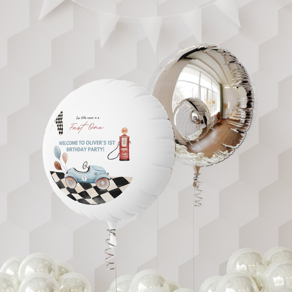 Fast One Birthday Balloon (Printed + Shipped)