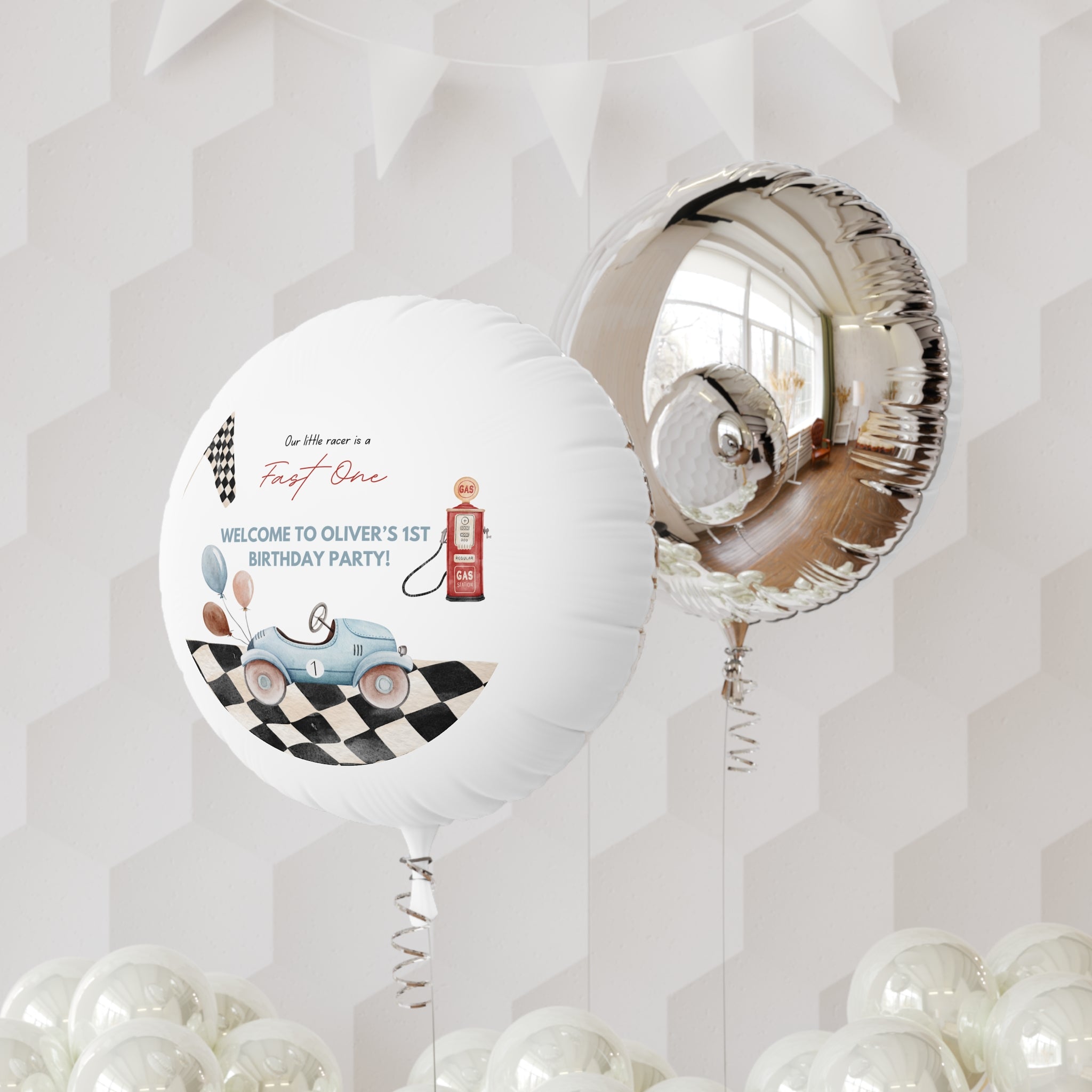 Fast One Birthday Balloon (Printed + Shipped)