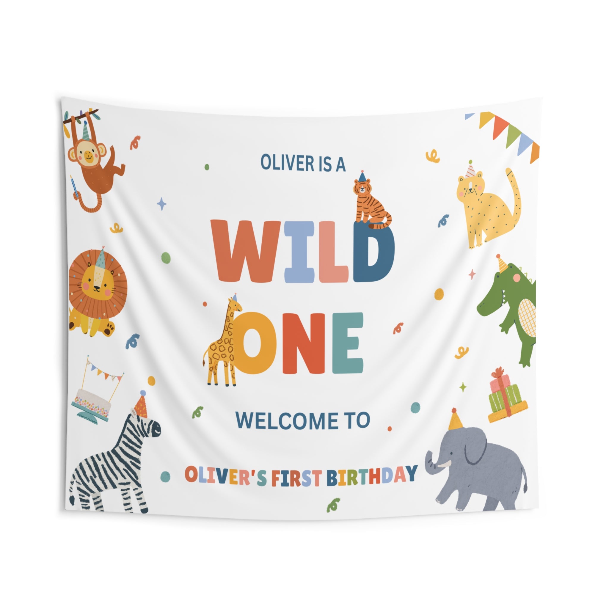 Wild One Birthday Banner (Printed + Shipped)
