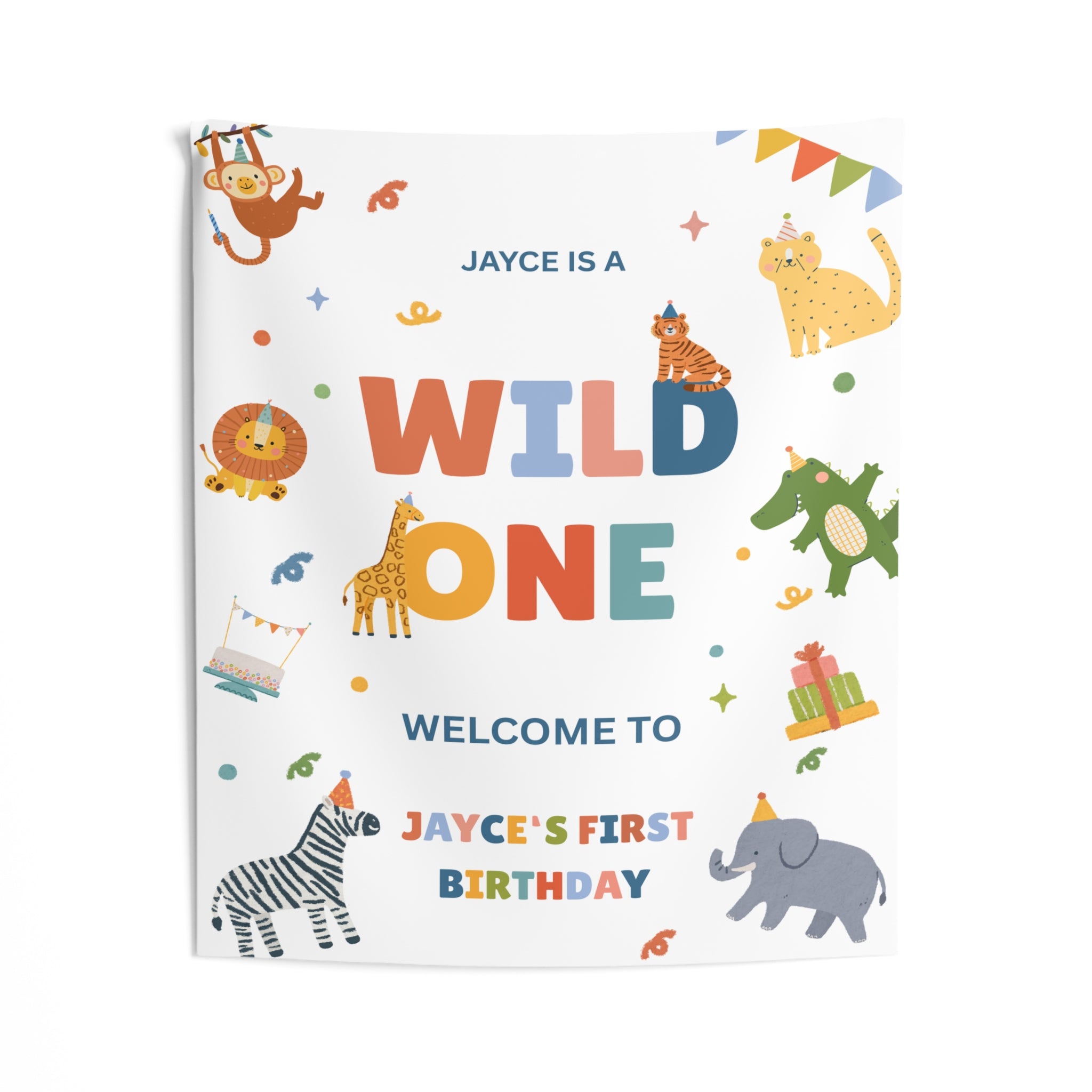 Wild One Birthday Banner (Printed + Shipped)