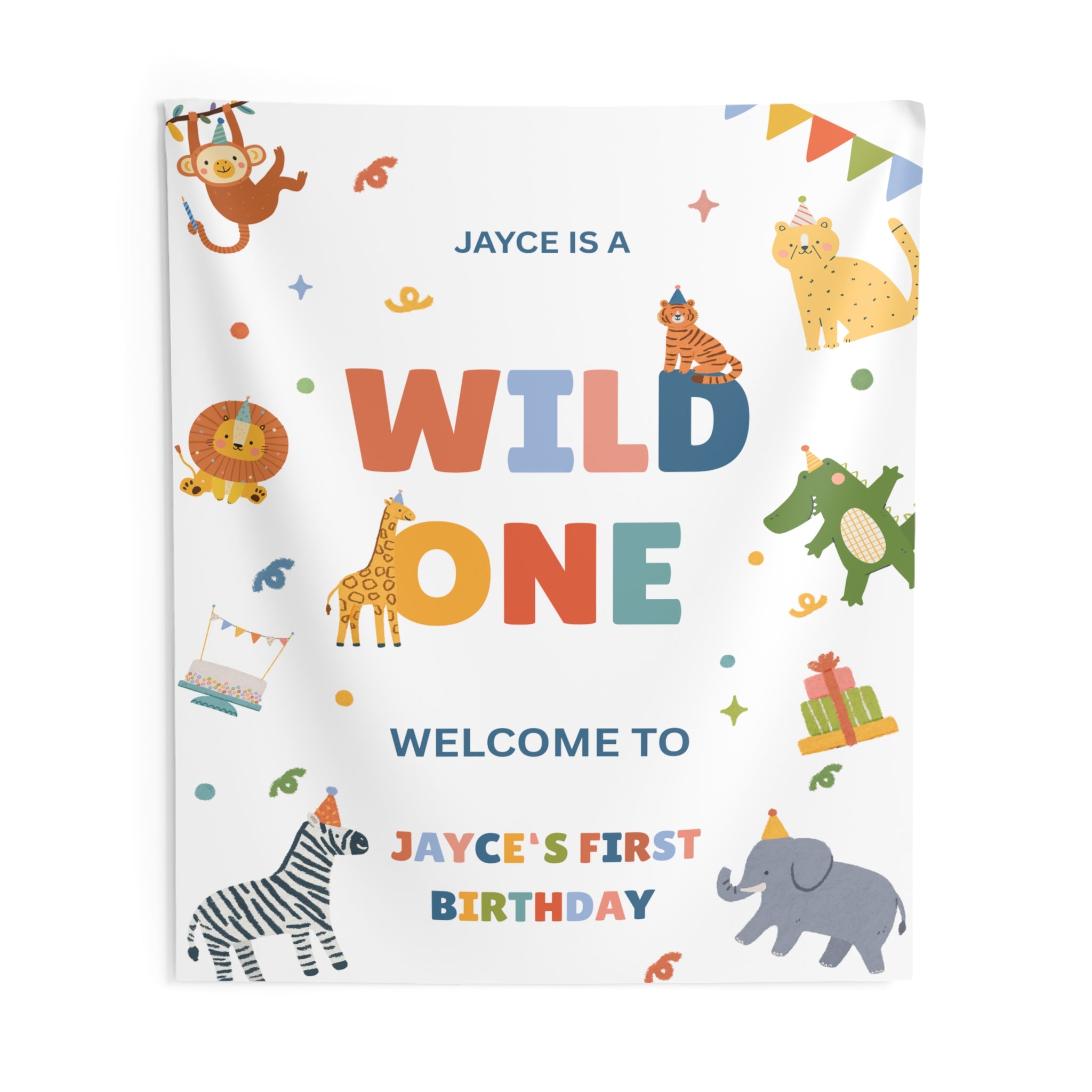 Wild One Birthday Banner (Printed + Shipped)