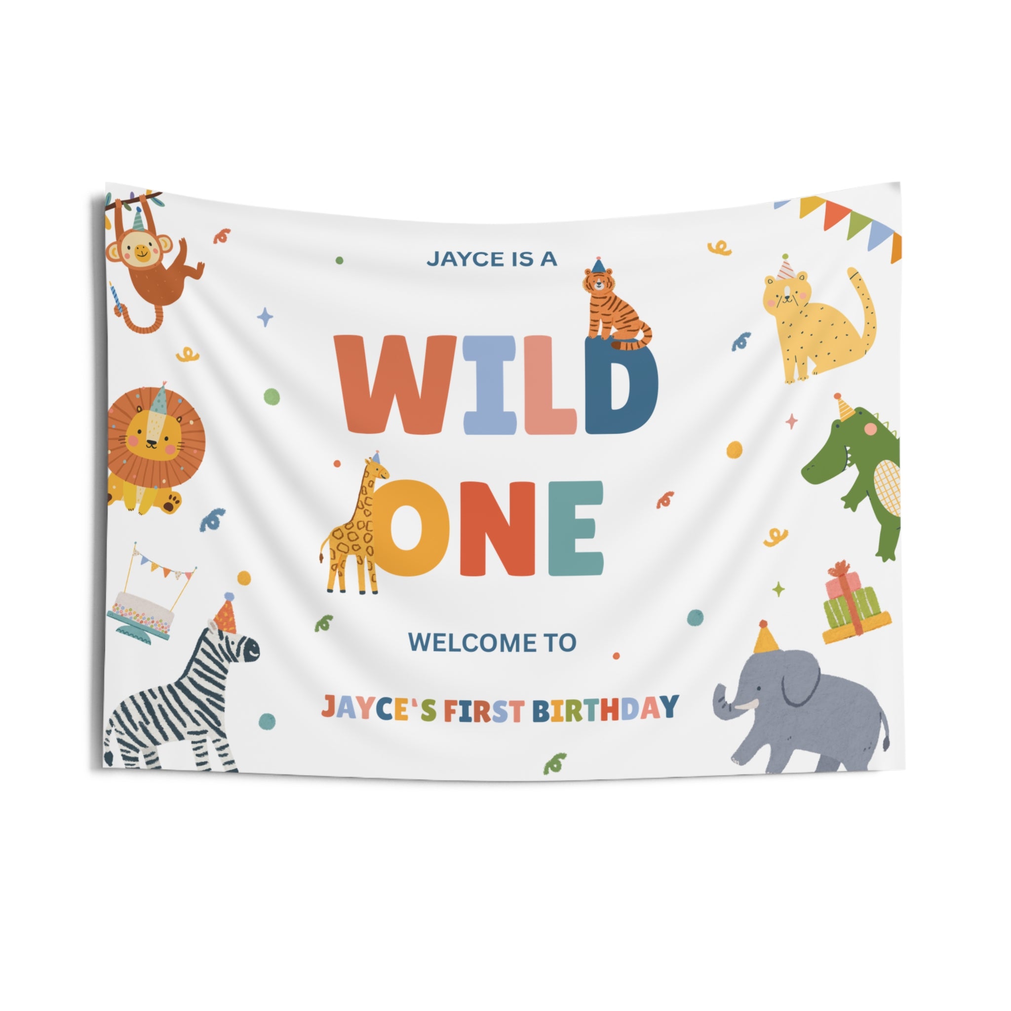 Wild One Birthday Banner (Printed + Shipped)