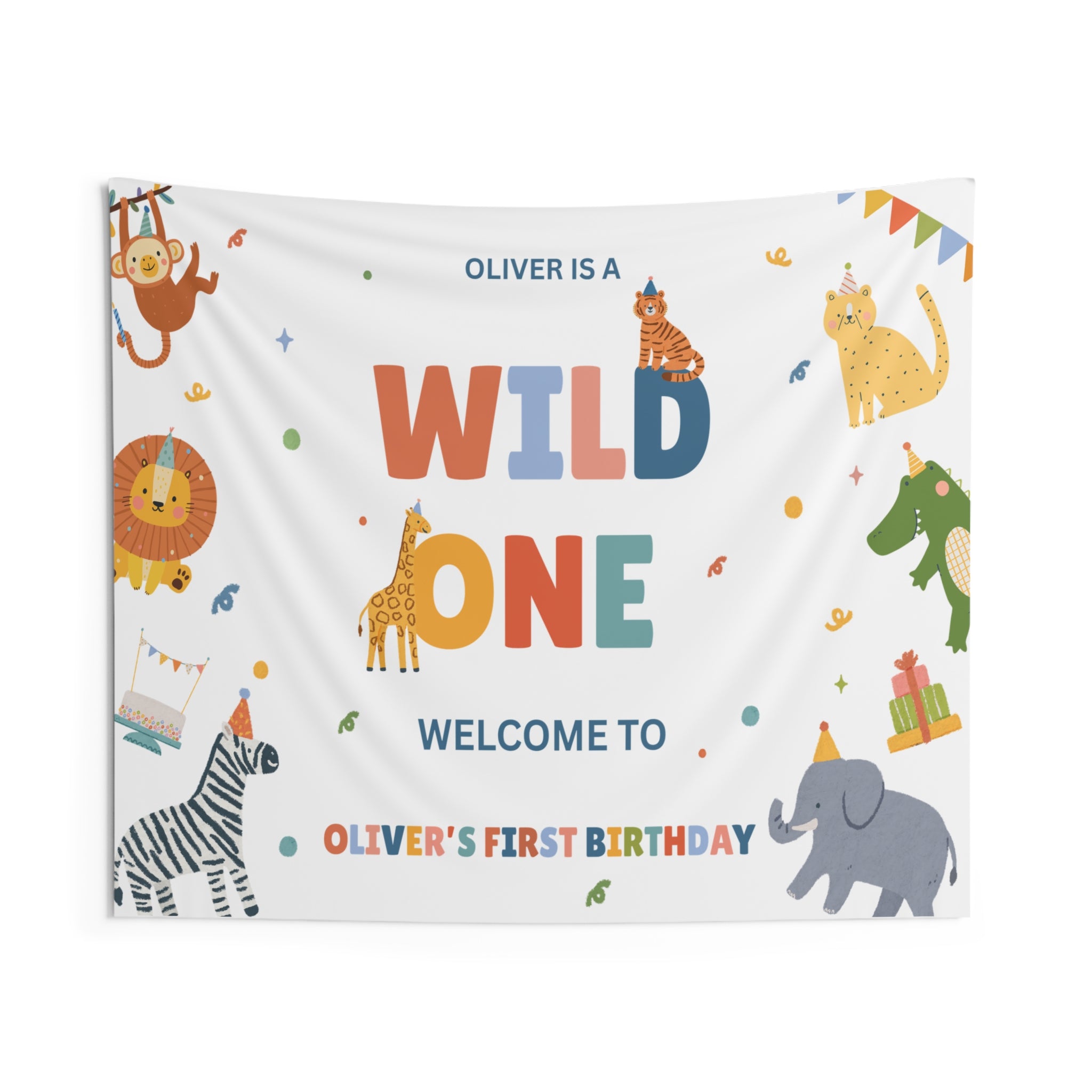Wild One Birthday Banner (Printed + Shipped)