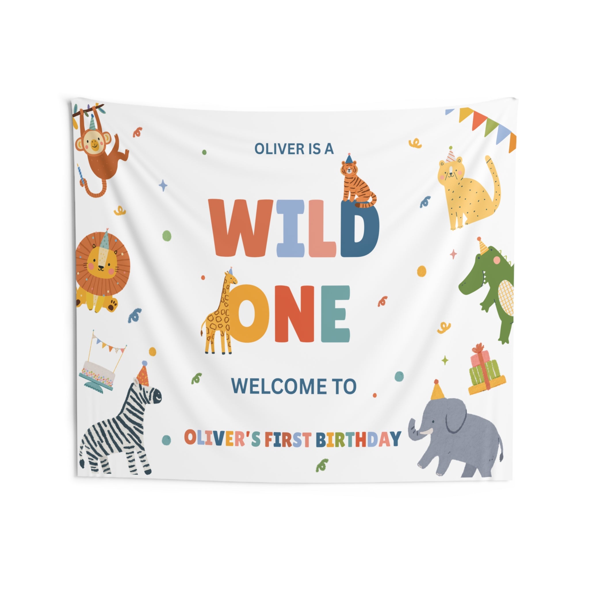 Wild One Birthday Banner (Printed + Shipped)