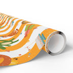 Party Animals Striped Birthday Wrapping Paper - (Printed + Shipped)