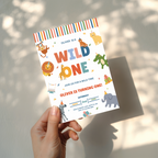 Wild One 1st Birthday Download + Print Invitation