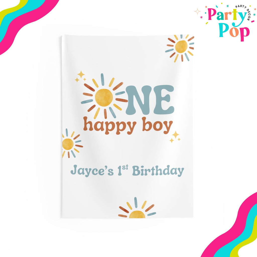 First Trip Around The Sun - Birthday Banner - Sunshine Theme