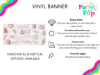 Sweet One 1st Birthday Vinyl Banner (Printed + Shipped)