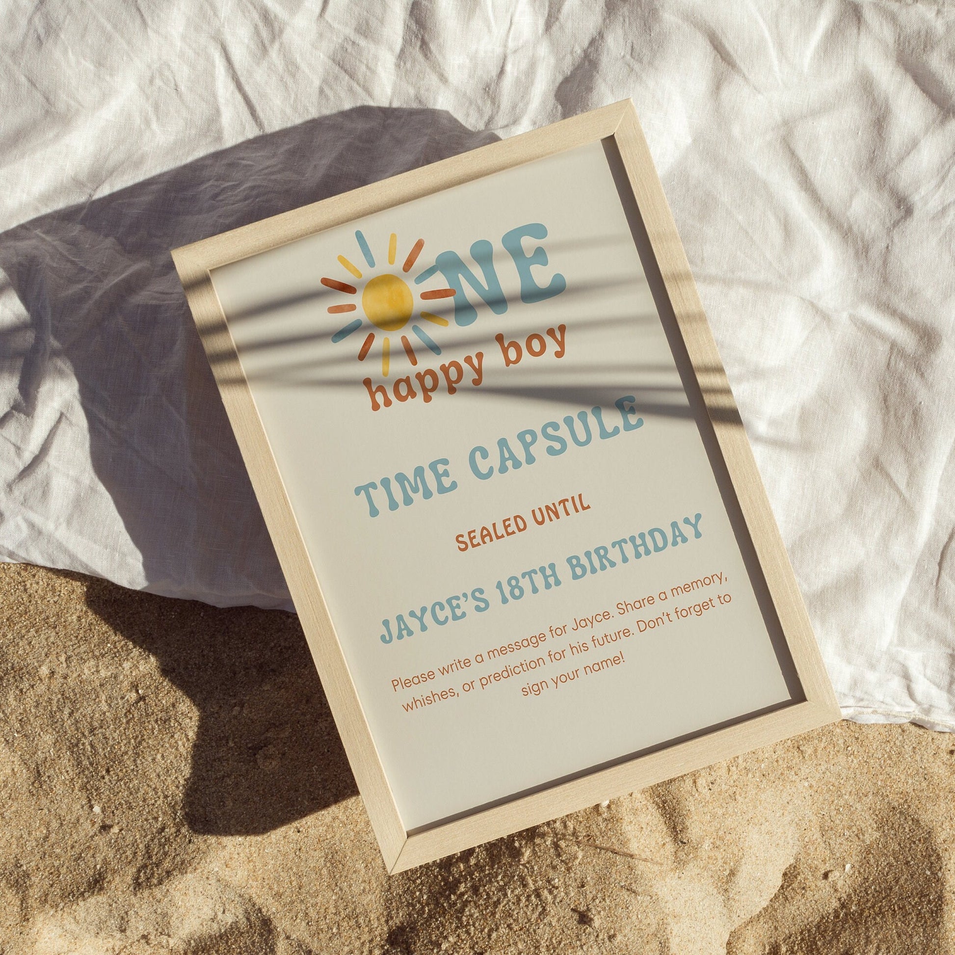 First Trip Around The Sun - Time Capsule - Instant Download