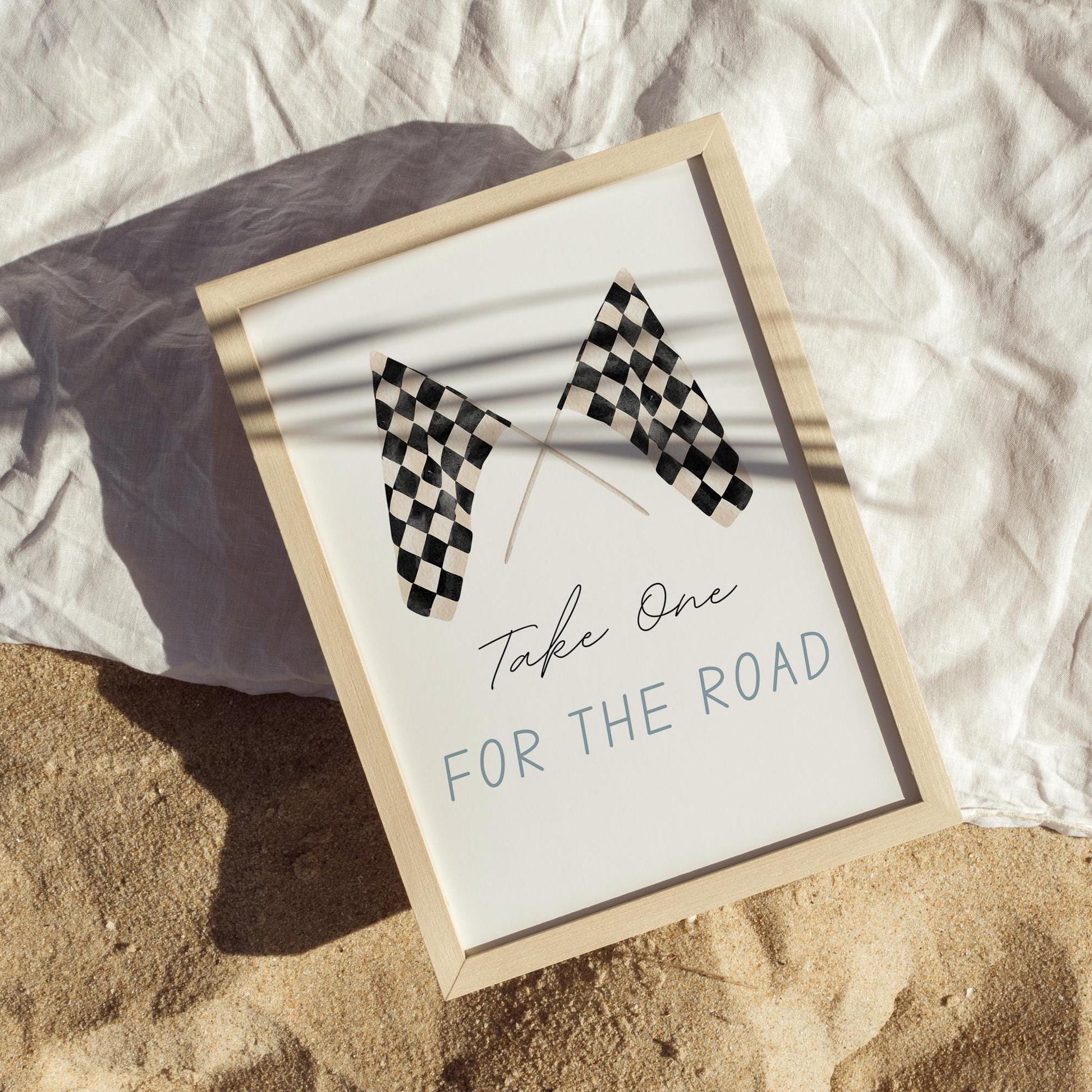 Fast One Custom Sign - Race Car Theme - Digital Download