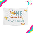 One Happy Boy Birthday Banner (Printed + Shipped)