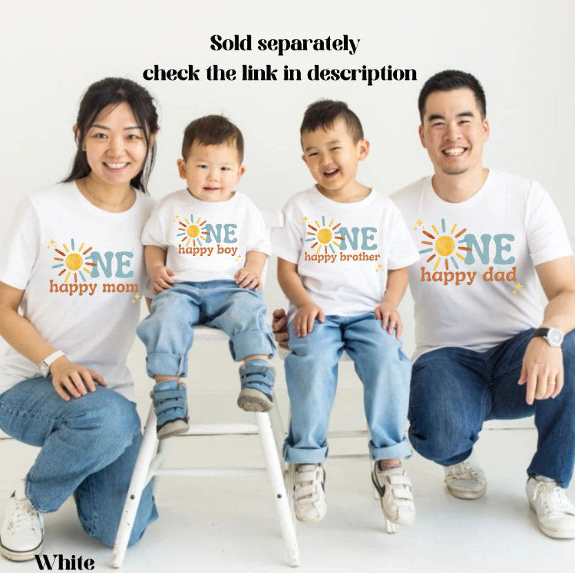 One Happy Boy First Birthday Decor - Sunshine Theme - Digital Download