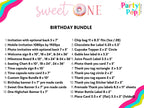 Sweet One Instant Party Bundle - Download & Print