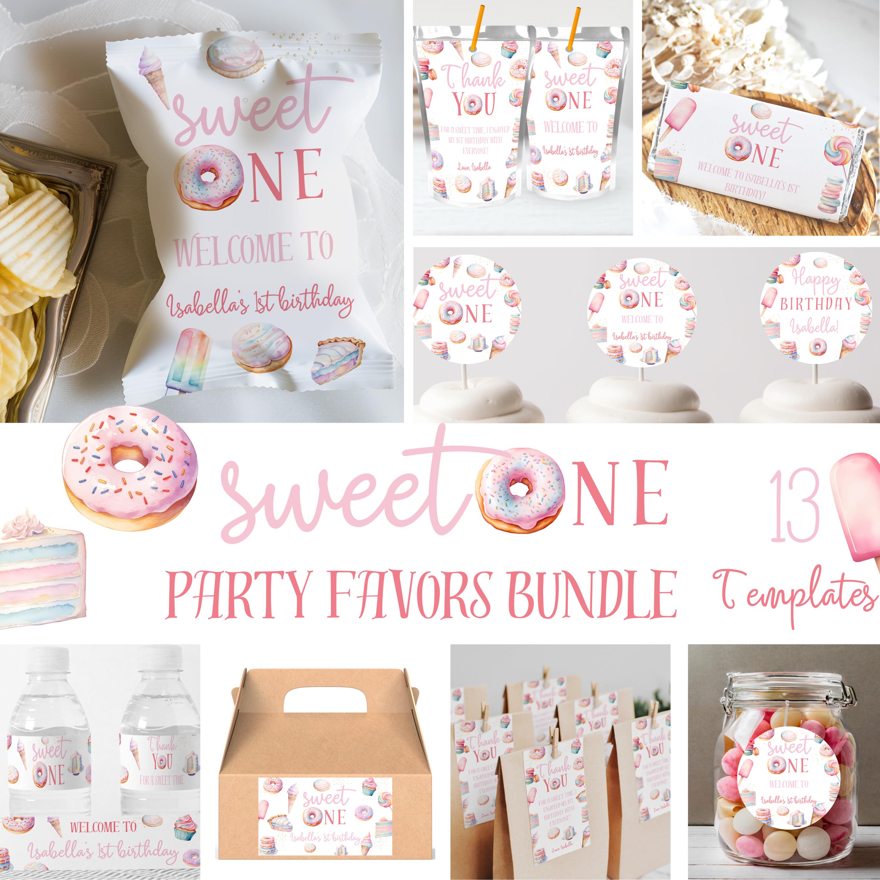 Sweet One Instant Party Bundle - Download & Print