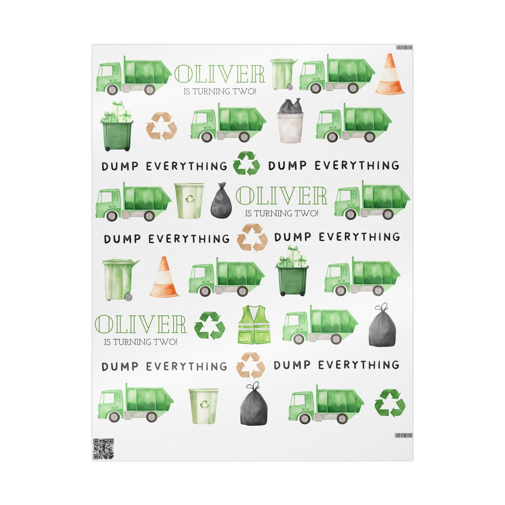 Trash Bash Custom Wrapping Paper