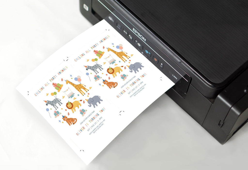 Party Animals Birthday Invitation | Safari Birthday Invitation | First Birthday Invitation | Calling All Party Animals Invite | Editable