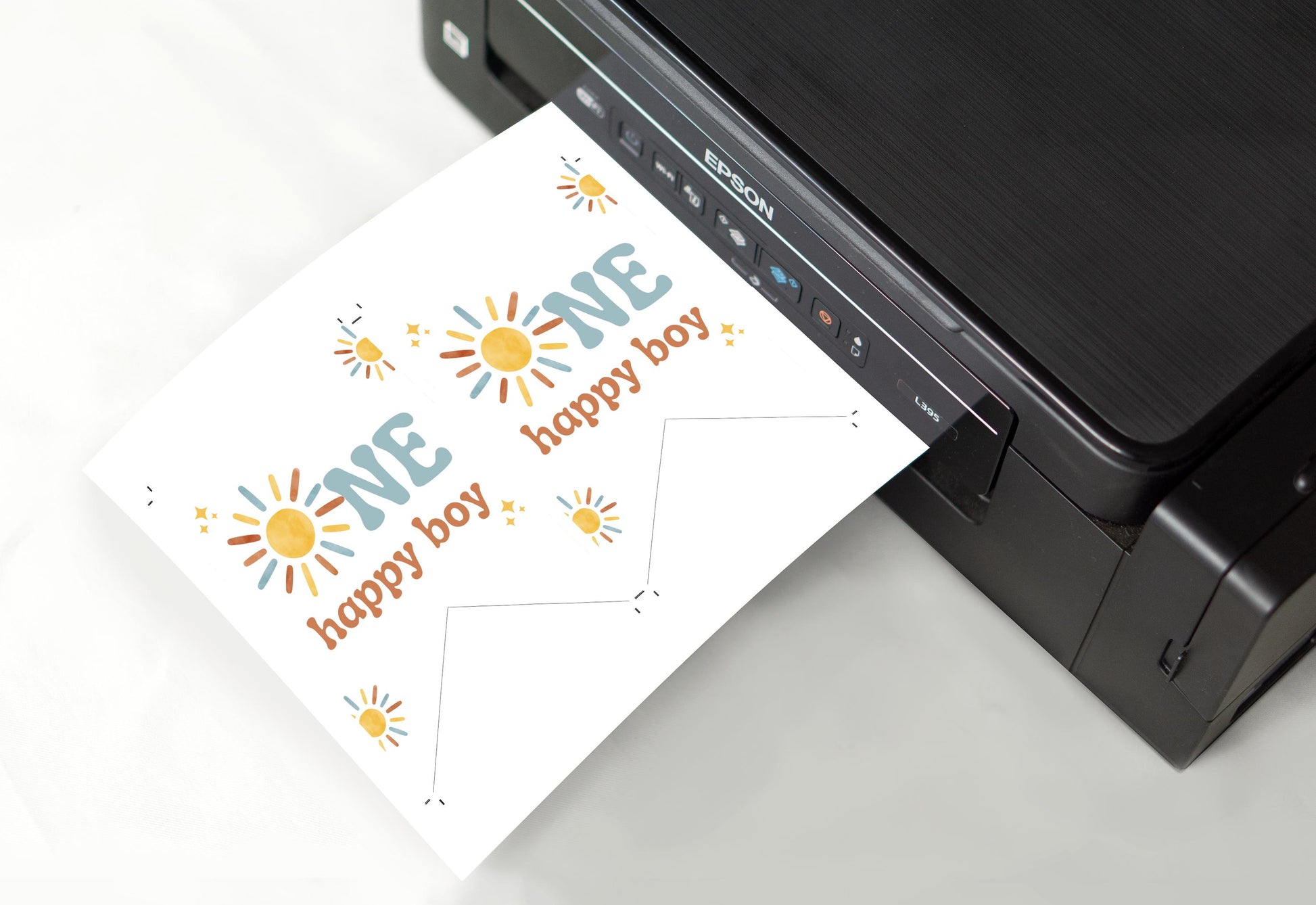 One Happy Boy Banner | First Trip Around The Sun | 1st Birthday Banner | Birthday Backdrop | 1st Birthday Sign | Instant Download | Editable