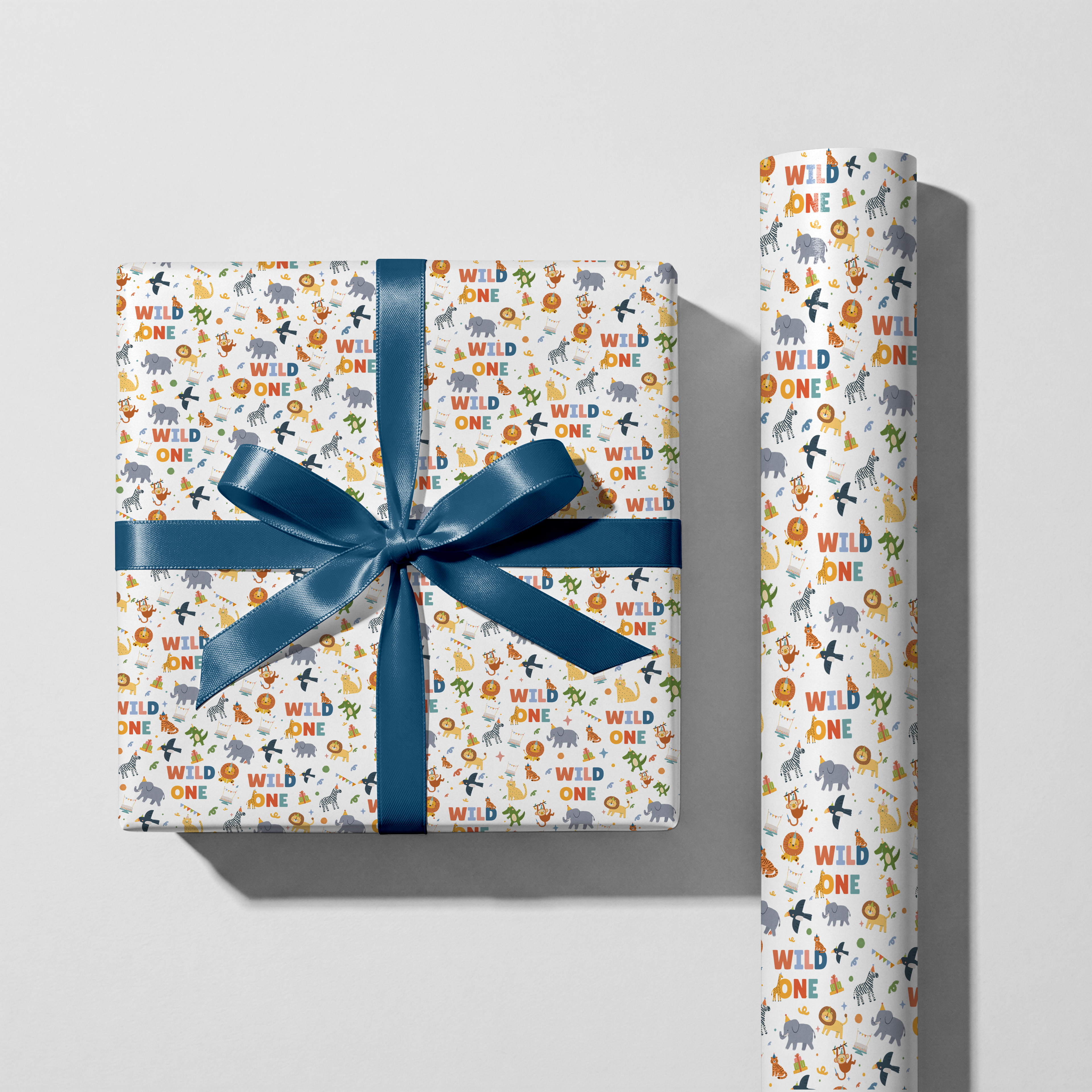 Wild One 1st Birthday Wrapping Paper (Printed + Shipped)